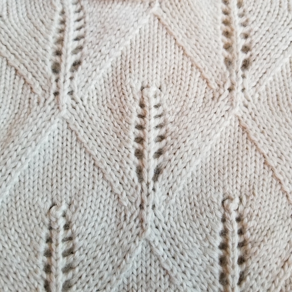 MIRA FLORES Designs Baby Alpaca Sweater, beige XS - Picture 9 of 10